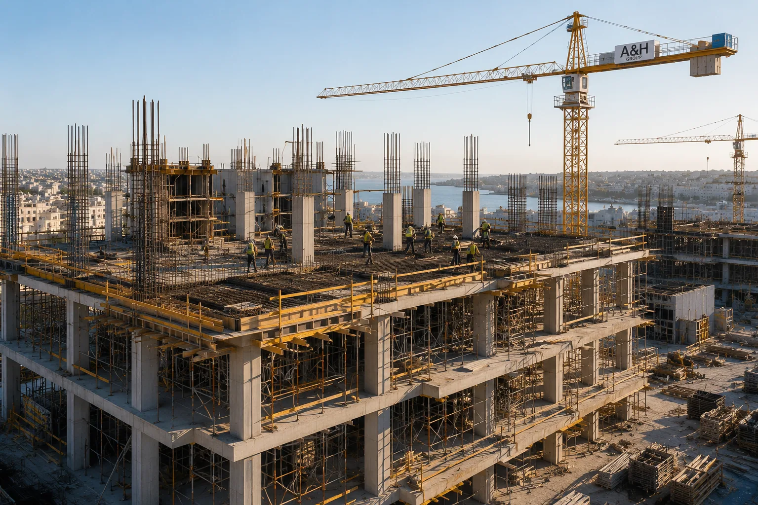 A&H Group construction in Malta